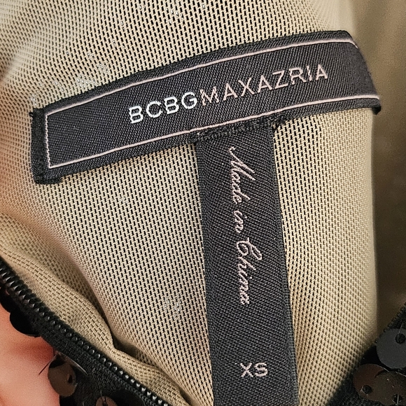 BCBGMaxazria LIA Sequined Mesh Cocktail dress - Picture 3 of 4